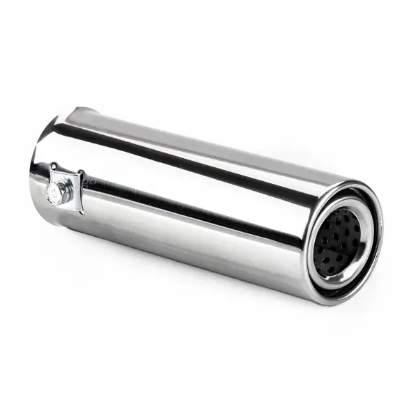 Äänenvaimentimen pää 31-45 mm, ruostumatonta terästä, kromattu, AMIO-01309 - Juuri saapunut