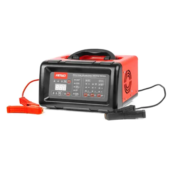 Akkulaturi käynnistysaputoiminnolla 6V / 12V, 20A, AMIO-04057 | Tehdashinta