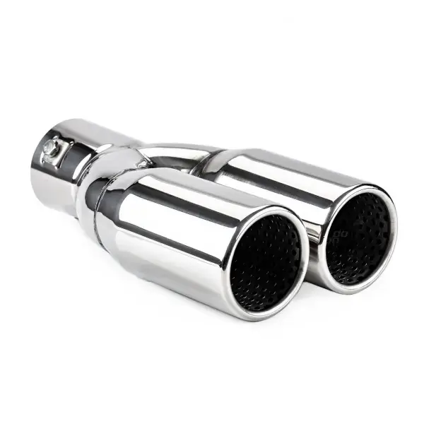 Äänenvaimentimen pää 35-50 mm, ruostumatonta terästä, kromattu, AMIO-01304 - Suositeltu