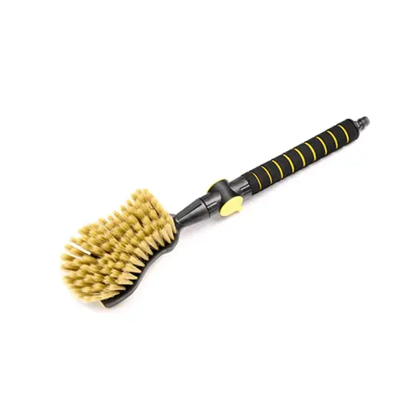 Autonpesuharja "Nice Touch" Premium vesisuihkusuuttimella, pehmeät, keltaiset harjakset, 54 cm - Helppo tilata