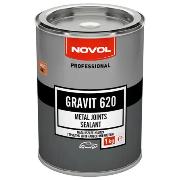 Asiakassuosikki | NOVOL Gravit 620 Metal Joints Sealant, levitettävä PU-tiiviste, 1 kg