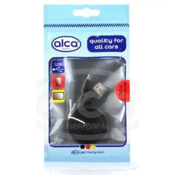 ALCA-kaapeli Micro USB 2.0, musta, 100 cm pitkä (älypuhelimille, MP3-soittimille) - Älä missaa