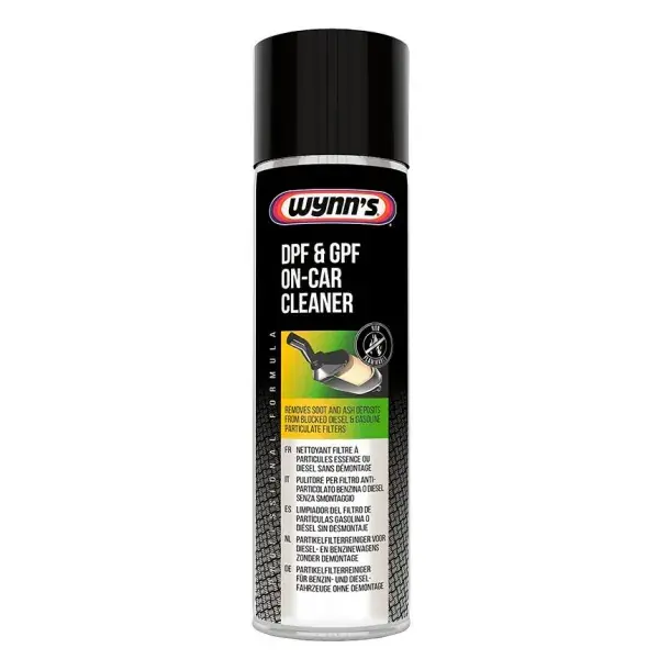 WYNNS DPF- ja GPF-suodattimien puhdistusaine ilman purkamista, 500 ml - Poisto