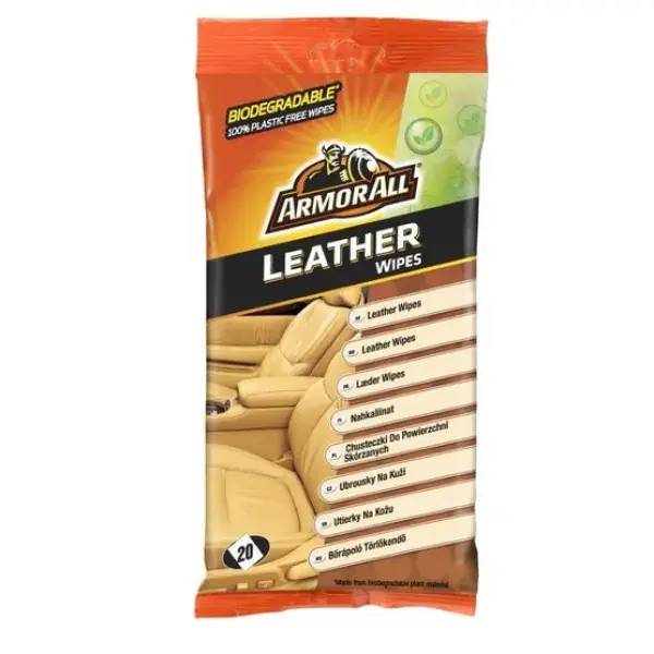 ARMORALL Leather flow wipes, Pyyhkeet nahkapinnoille, 20 kpl | Huipputarjous