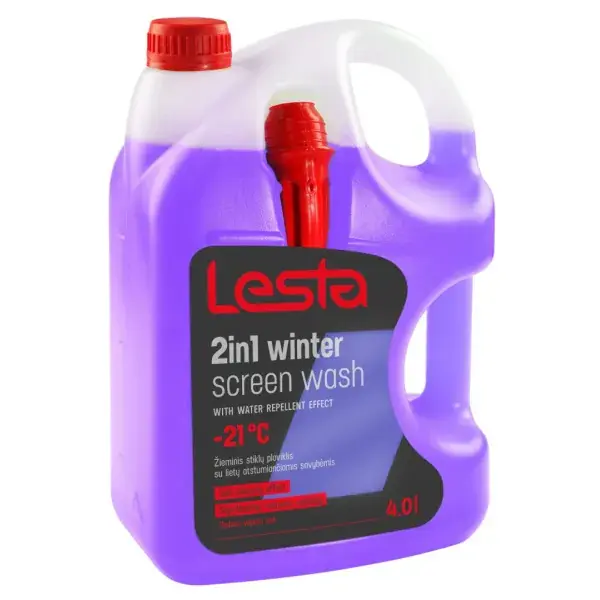 Älä missaa tarjousta - LESTA Windscreen Washer Fluid 2in1 -21°C, tuulilasinpesuneste, 4 L