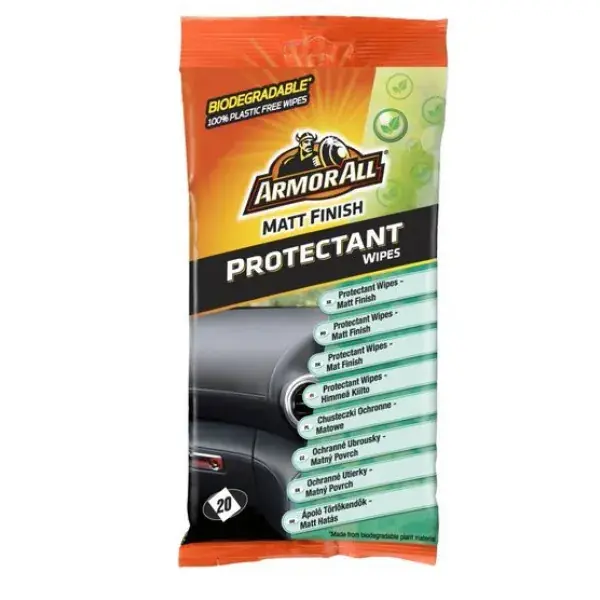 ARMORALL Dash matt flow wipes, Pyyhkeet muoville, vinyylille, mattapintaiset, 20 kpl | Alennettu hinta