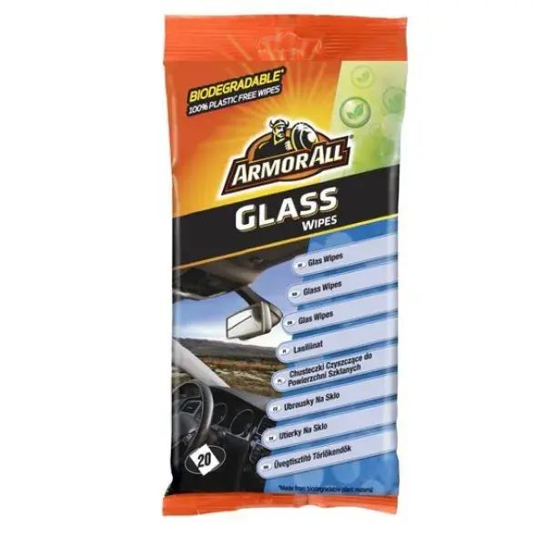 ARMORALL Glass flow wipes, Lasinpuhdistusliinat, 20 kpl. | Hyvin arvioitu