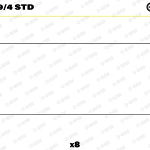 Kiertokangen laakeri GLYCO 01-4729/4 STD - Hyödynnä nyt
