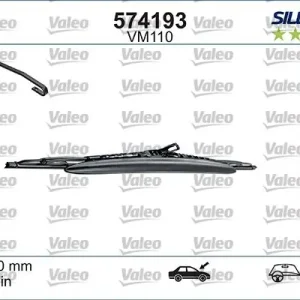 Tehtaalta suoraan - Pyyhkijänsulka VALEO 574193 - VW, Audi, Skoda, Peugeot, Fiat, SEAT