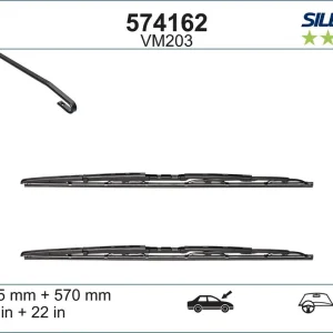Varastossa | Pyyhkijänsulka VALEO 574162 - BMW E39 M5 5-sarja