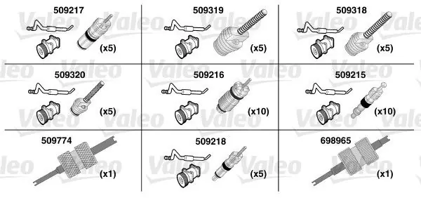 Suosikki - O-rengas -korjaussarja VALEO 509735