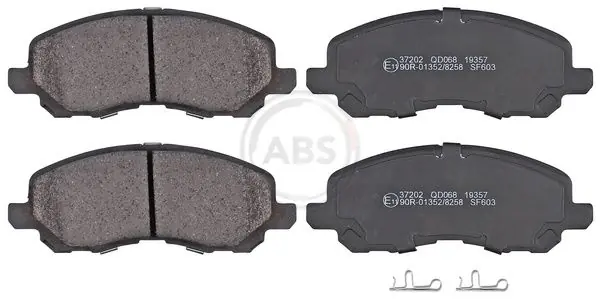Viimeinen mahdollisuus - Jarrupalat, levyjarru A.B.S. 37202 - Peugeot, Citroën, Fiat, Mitsubishi, Jeep, Chrysler, Dodge, Lancia