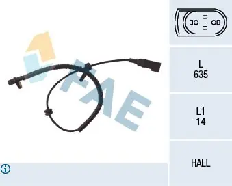ABS-anturi FAE 78035 - Ford Focus - Paras hinta