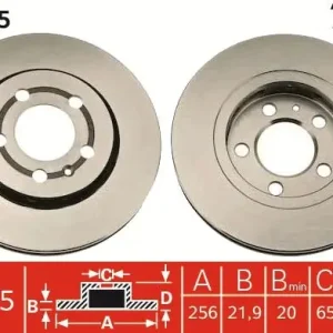 Valmistajan hinta | Jarrulevy TRW DF4065 - VW, Audi, Skoda, SEAT