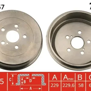 Viimeinen tilaisuus - Jarrurumpu TRW DB4257 - Toyota Avensis
