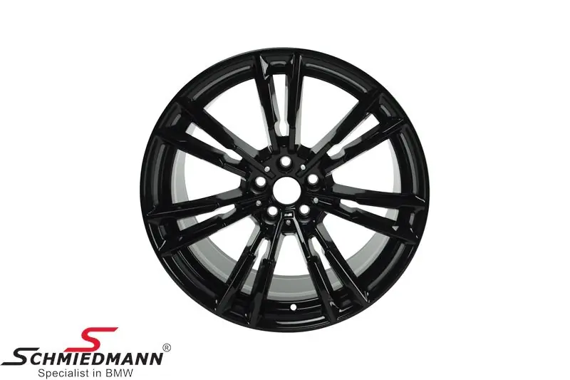 20" Doppelspeiche 706M Jet black uni, rim 10,5X20 ET28 (original BMW) (Fits only rear) 36118073979 36 11 8 073 979 8073979 - Tilattavissa verkosta