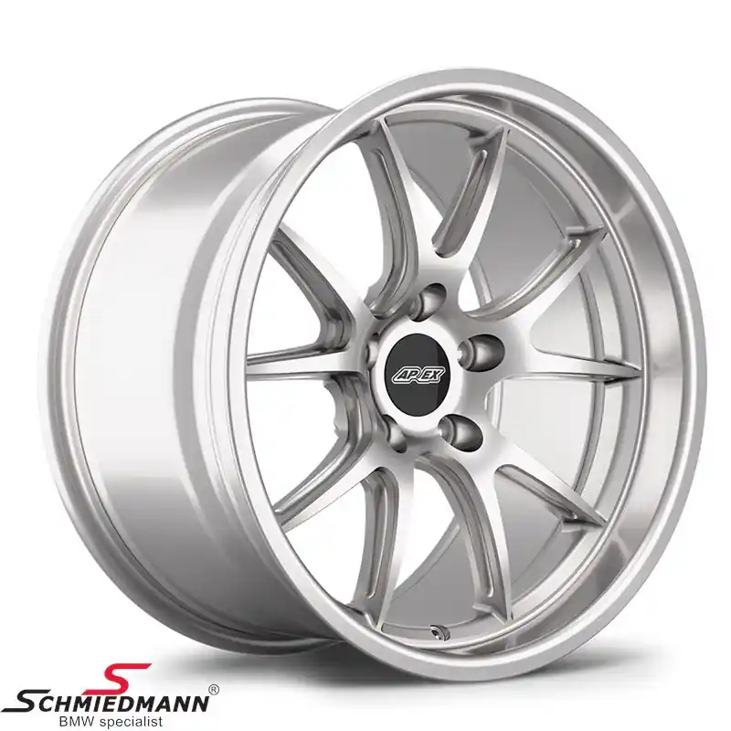 18" APEX FL-5 vanne 10,5x18 ET22 syvällä huulella, Race silver (sopii vain taakse) - Salamatarjous