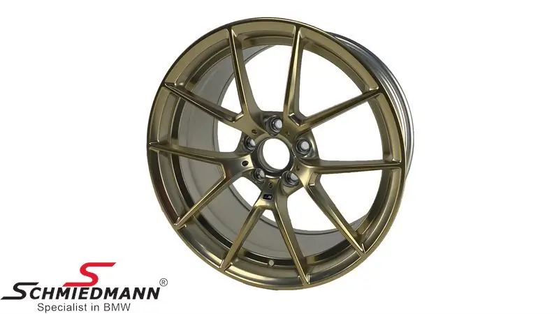 19" M2 Frozen Gold Style Rim 763M 36108089338 36 10 8 089 338 8089338 | Hinnanalennus