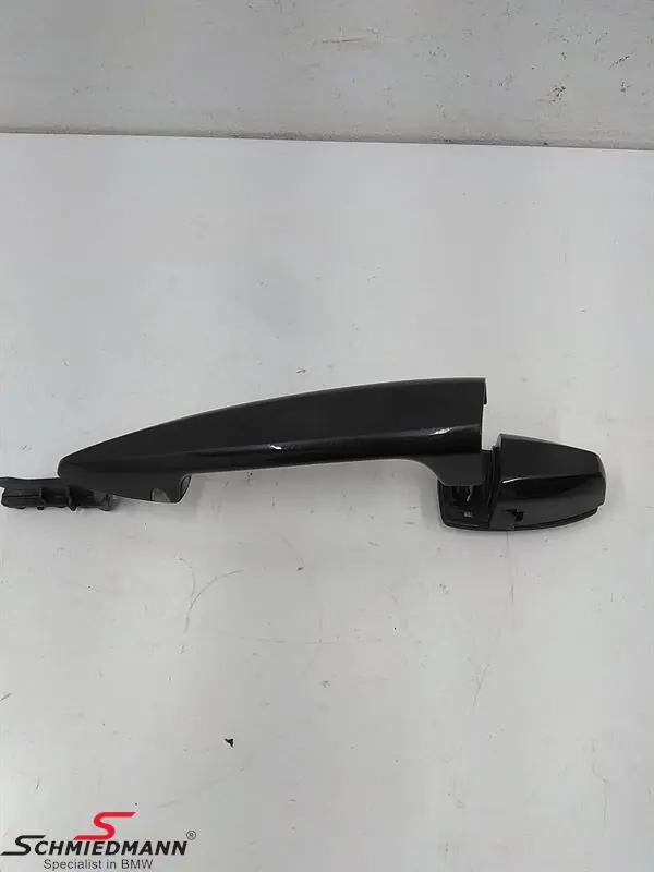 Door handle out rear left - Black-Sapphire Metallic (475) 51217396307 51 21 7 396 307 7396307 | Tuore uutuus