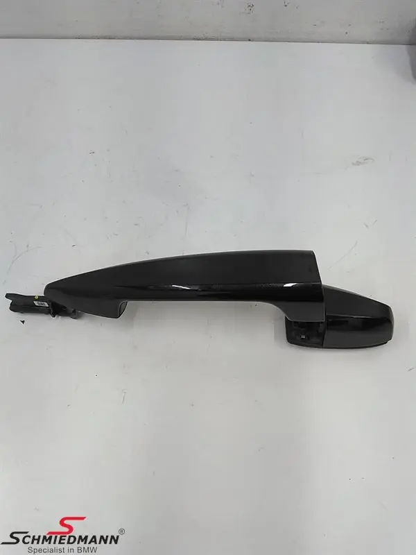 Door handle out right - Black-Sapphire Metallic (475) 51217396308 51 21 7 396 308 7396308 | Asiakkaiden suosikki