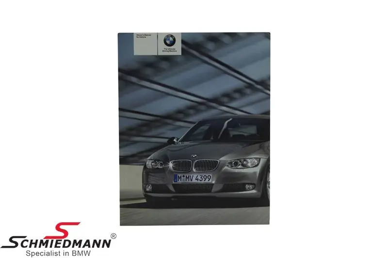 OWNER‘S HANDBOOK E92, E93 WITH IDRIVE EN US, MJ 2007 01410013670 01 41 0 013 670 0013670 - Hyödynnä tarjous