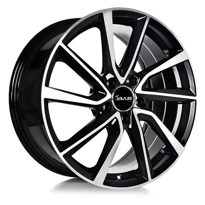 Älä missaa - AVUS AC-518 Black Polished 8x19 5/112 ET32 CB66,6 R13
