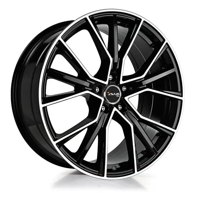 Älä missaa - AVUS AF18 Black Polished 10x22 5/112 ET21 CB66,6 R14